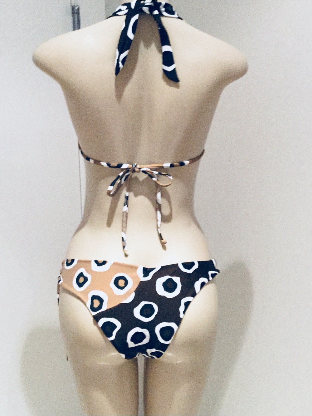 AGUA DE COCO ANIMAL PRINT HALTER BIKINI. - Picture 7 of 11